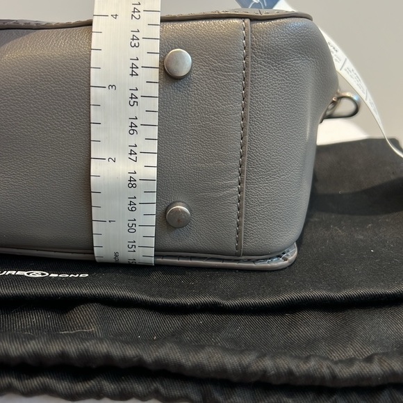 Treasure and Bond Logan Satchel, grey leather - Picture 13 of 13